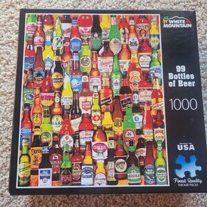White Mountain 99 Bottles Of Beer Jigsaw Puzzle 1000 Pieces Complete